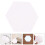 200St Quilting Mal Papier Wit Zachte Hexagon Templates Patchwork 9