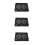 3Pcs Black Laptop Cooler Stand Adjustable Notebook Cooling Support 7