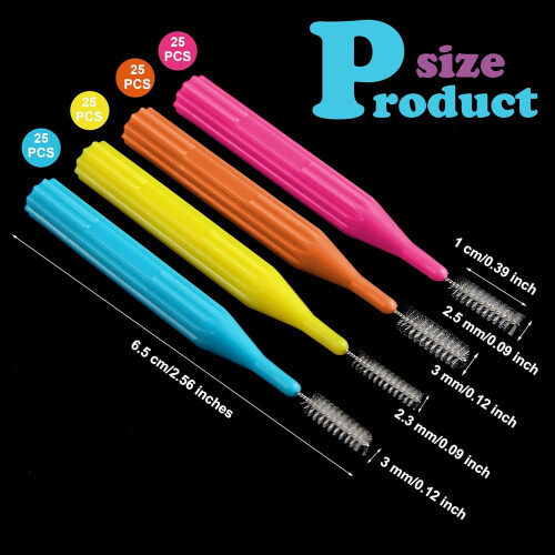 Braces Brush for Interdental Cleaning – 100 pcs, Light 1