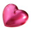 Hjerteformet duftlys, pink, 1 stk. 1