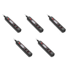 5St Auto Voltage Tester Pen Met Schroevendraaier En LED Display