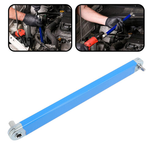 Chave de extensão deslocada de 53 pés-libra (73 Nm) e 15,4 polegadas (39 cm) em aço de alto carbono. 2