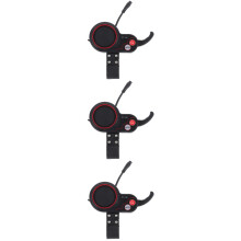 3St Zwart Plastic Elektrische Scooter Displaypaneel 6-Pin Duurzaam