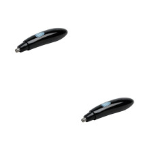 2St Nauwkeurige Neushaartrimmer Zwart Voor Comfortabel Neushaar Schoon