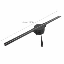 Rotating 3D Holographic Projector, 16.1" Display, Supports Images Videos, Ideal For Events Promotions