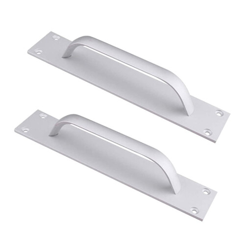 Türgriff, silberfarben, Aluminiumlegierung, 2 Stück