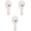 3Sets Sublimatie Racket DIY , Handgemaakt 4