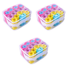 60St Diverse Haarkrullers Plastic Kleuren Voor Veelzijdige Haarstijl