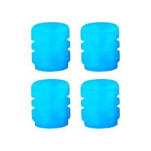 Glow-in-the-Dark Car Tire Valve Caps, Universal & Waterproof, Easy Install, Safe Night Driving – Compatible with Cars, Trucks, Bikes