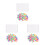 3Sets Plastic Mushroom Pegboard Educatief Puzzelspel Voor Kinderen 1