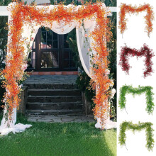 Artificial Maple Leaf Rattan Vine Garland 28cm