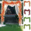 Artificial Maple Leaf Rattan Vine Garland 28cm 1