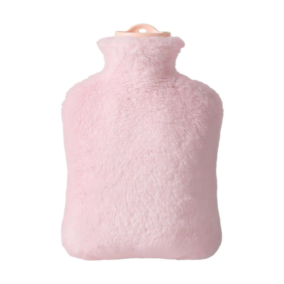 Soft Plush Hot Water Bottle with Leak-Proof Spout 1L