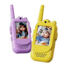 Walkie-talkies infantis com câmera HD e modificador de voz (pacote com 2)