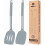 2-Pack Silicone Solid Turners, Heat-Resistant & BPA-Free 1