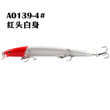 2PC Fishing Lures Jigs Floating Minnow 13.5cm/15g compatible with Sharp Hook Simulation Fake Bait Plastic Minnow Lure Fishing Gear
