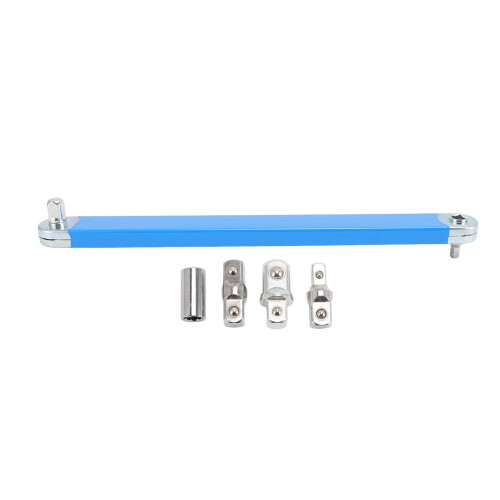 Chave de extensão deslocada de 53 pés-libra (73 Nm) e 15,4 polegadas (39 cm) em aço de alto carbono.