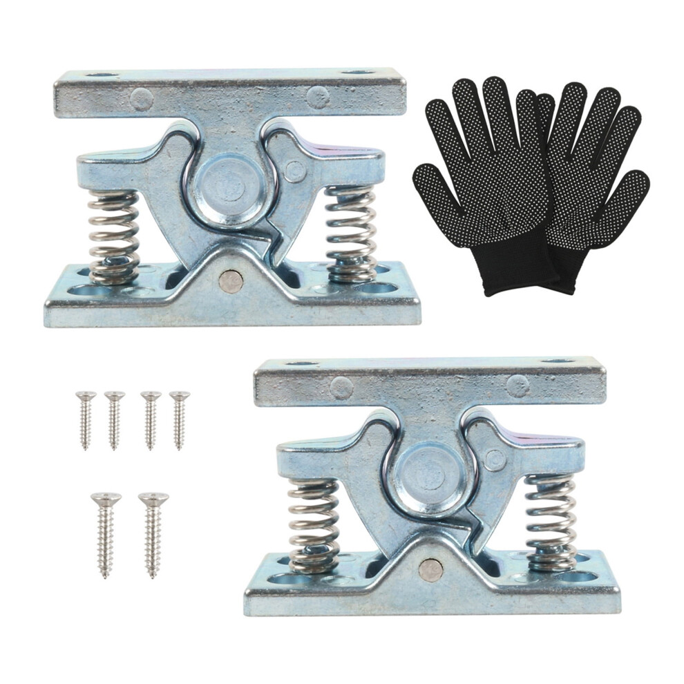 Spring-Loaded Double Roller Door Latch For Quiet Operation 9066521362585