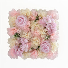 Artificial Flower Wall Panel – Silk Rose Backdrop, 35x35