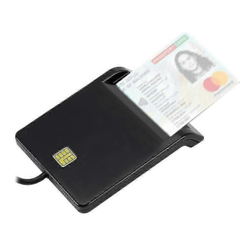 USB 2.0 Smart ID Card Reader for SD ATM CAC TF Bank Card SIM Card Reader USB-CCID ISO Connector for Windows Linux