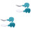 2Sets Training Bestekset Baby's Silicone Lepels En 4