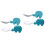 2Sets Training Bestekset Baby's Silicone Lepels En 5