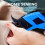 Electric Scissors Cordless USB Rechargeable 1PC 8