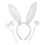 2Sets Wit Bunny Set Met Oren Hoofdband Strik Voor Feest 8