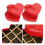 Hjärtformad presentask i papper, 4-pack 3