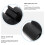 Wood Burning Fireplace Fan Black 1Pack 6
