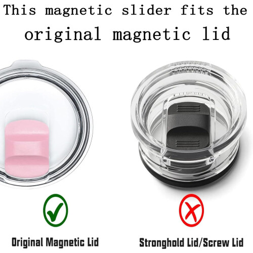 Magnetic Slider Replacement for Yeti Lids 10–30 oz (Black 1