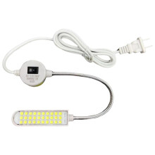 Lampe de Travail à 30 LED pour Machine à Coudre Industrielle, Flexible à 360, Col de Cygne, Prise Américaine.