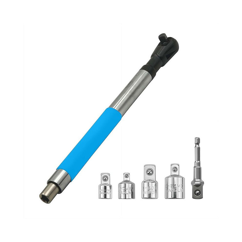 Offset Extension Wrench Impact,Multifunctional Electric Ratchet Wrench, Chain Drive Wrench Extender For 1/2Inch Sockets 6033391612280