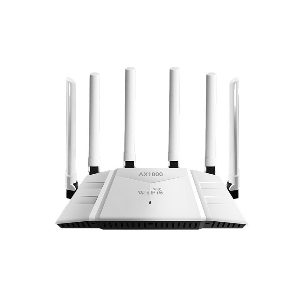 Ax1800 Dual-Band Wifi 6 Wan Router 1800Mbps Ieee 802.11A/B/G/N/Ac/Ax Gigabit Wide Signal Range Wifi Router Eu Plug 6032948384021