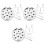 3Ensembles Plateau Cuisson Escargots Acier Ergonomique Argenté 3