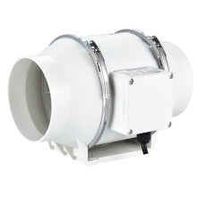 220V Exhaust Fans Home Inline Pipe Duct Fan Bathroom Extractor Ventilation Kitchen Toilet Wall Clean Ventilator EU Plug