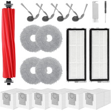 För  QV 35A / QV 35S / QR 798 / QR 598 Reservdelar Dammsugsborste HEPA-Filter Moppduk Dammpåse