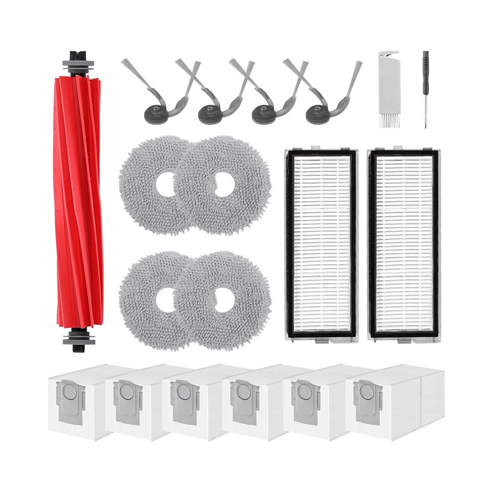 For Qv 35A / Qv 35S / Qr 798 / Qr 598 Replacement Parts Vacuum Brush Hepa Filter Mop Cloth Dust Bag 6032125131486