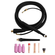 WP17V TIG Welding Torch 4M Argon TIG Torch with 10-25mm² Connector Lift TIG Burner for Soldering Welding Equipment