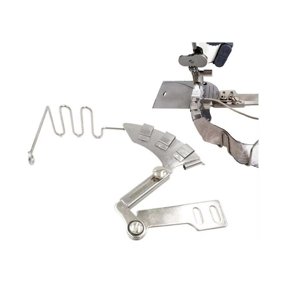 Sewing Machine Foot 4 In 1 Stainless Steel Cording Guide Sewing Machine Embedded Presser Foot For Dressmaking 24Mm 6032948399346
