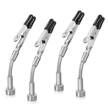Ensemble de 4 Bras Magnétiques Universels Flexibles pour le Soudage de Circuits Imprimés (PCB) - Outil de Réparation et de Soudage à Trois Mains