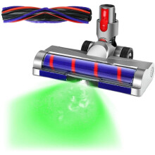 LED Green Light Replacement Parts for V7 V8 V10 V11 V15 Vacuum Cleaner, Quick Release LED Light Attachments