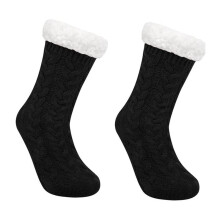 Winter Thermal Anti-Slip Warming Foot Socks for Office Travel Vacation Hotel Apartment Dormitory A