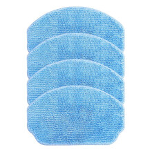 Microvezel Dweildoekset voor Cecotec voor Conga 999 Robotstofzuiger 4 Vervangdoeken voor Effectieve Vloerreiniging