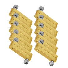 Positionierblock Aus Stahl, Verstellbarer Dickenlineal, Anschlag, Anschlag für Holzbearbeitungslineale, Begrenzungsblock, Anreißwerkzeug, Gold