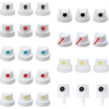 Spraying Paint Caps Variety Pack - 27 Pcs with 9 Types for Different Cans, Nozzles, and Tips