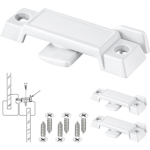 Replacement Sash Lock for Prime- F 2590 for Vertical & Horizontal Sliding Windows,Broken Sash Locks
