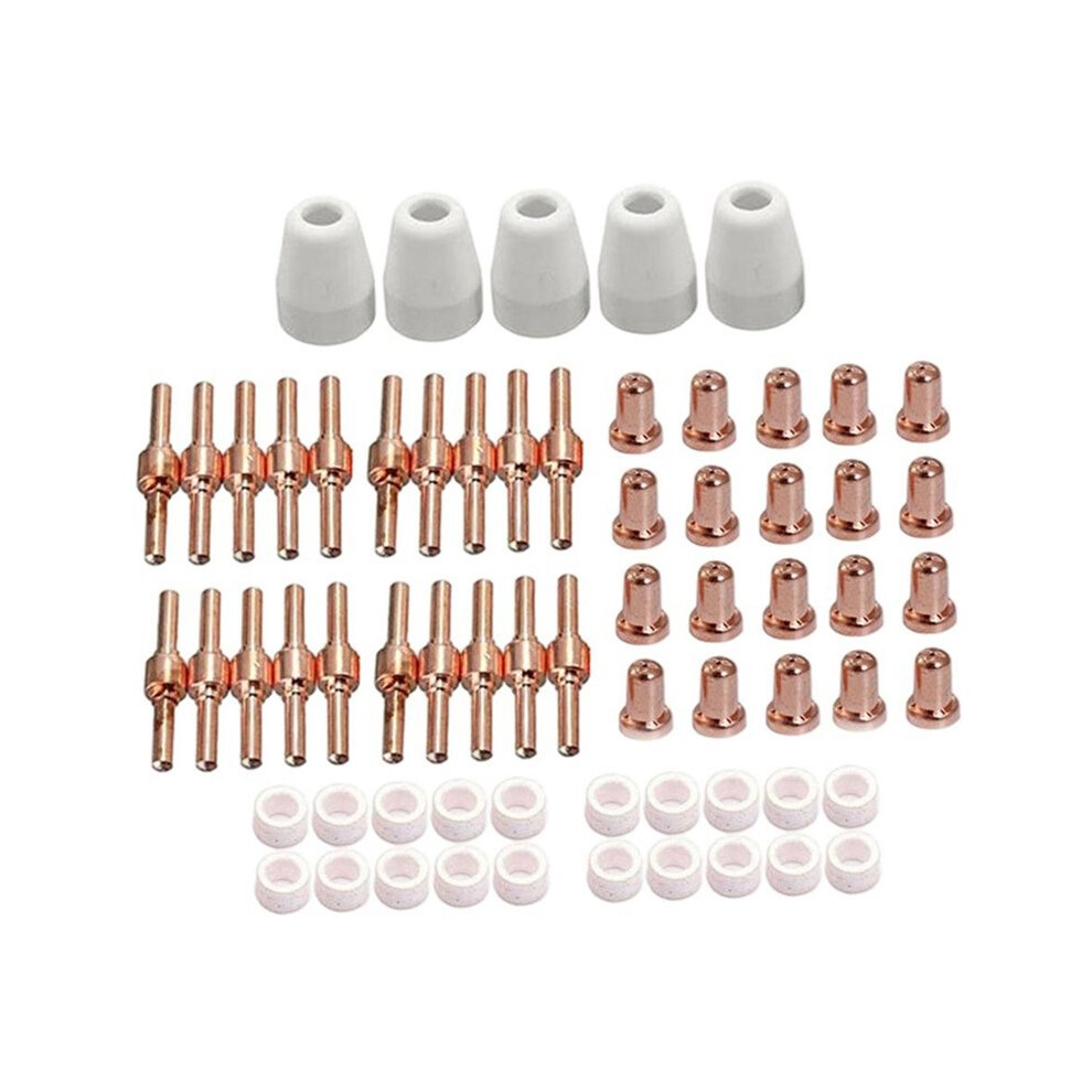 65Pcs Plasma Cutter Tip Electrodes Cup Kit Cut Electrode 40 Nozzles Kit 4712283521559