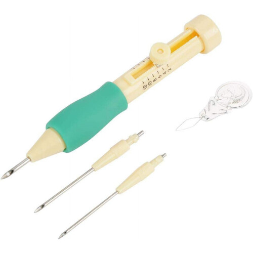 Punch Needle Stickset – 3 Edelstahlnadeln, 1