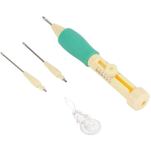 Punch Needle Stickset – 3 Edelstahlnadeln, 2